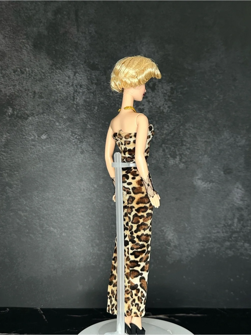 OOAK Vintage Barbie Muse - Golden Age of Hollywood Inspired Handmade Gown Dress